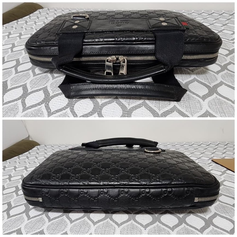 Authentic GUCCI Rubber Guccissima Compact Computer Case Black - Picture 12 of 15